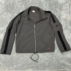 Big Flirt Vintage Jacket Full Zip Women's Large Windbreaker Y2K Grunge Parachute